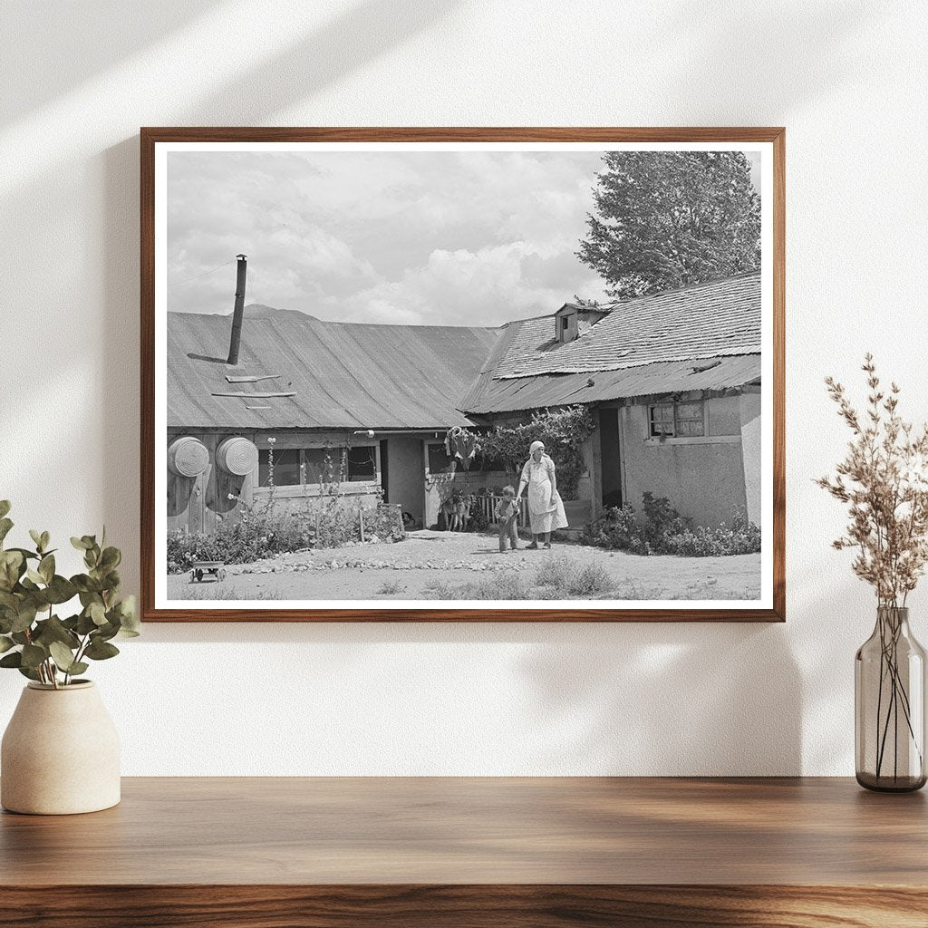 Spanish-American Farm Home in Questa New Mexico 1939