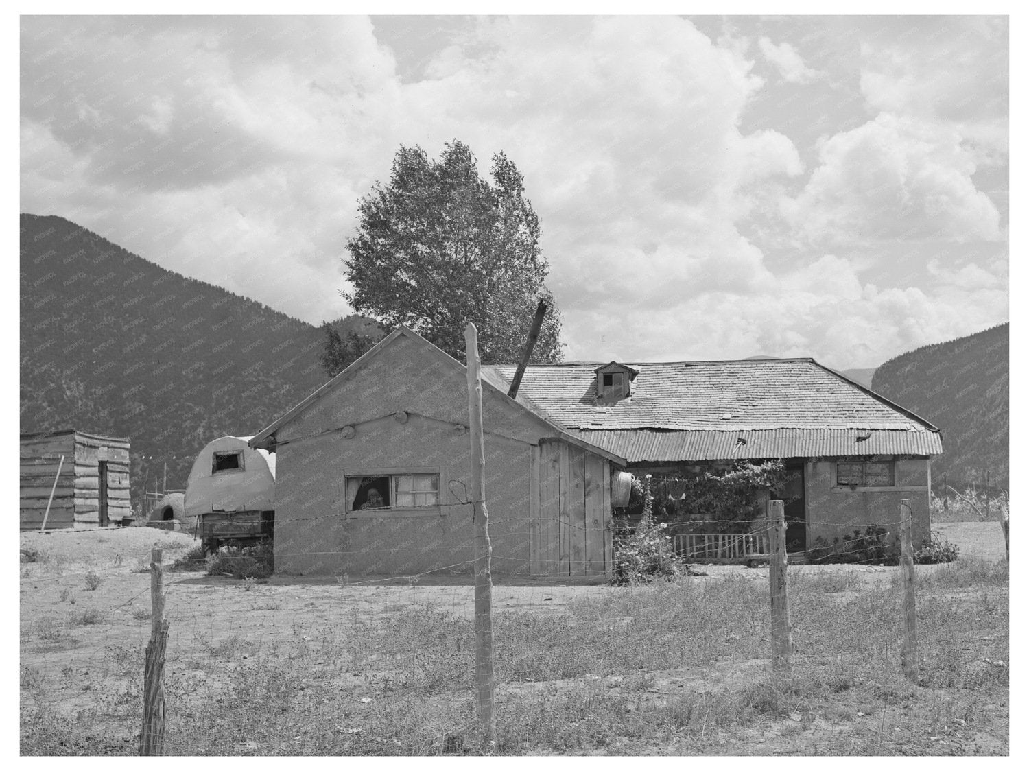 Spanish-American Farmhouse Questa New Mexico 1939