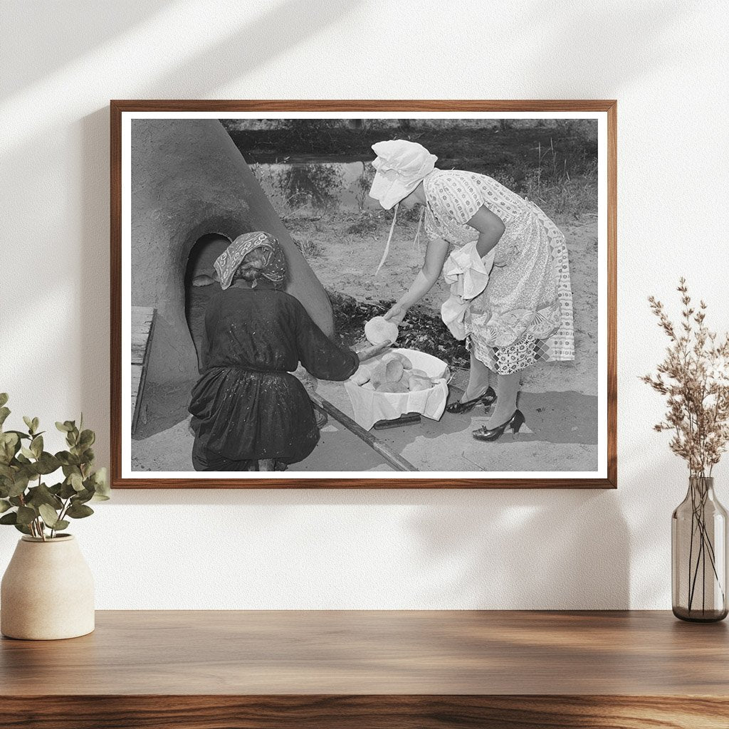 Spanish-American Farm Home Baking Bread 1939
