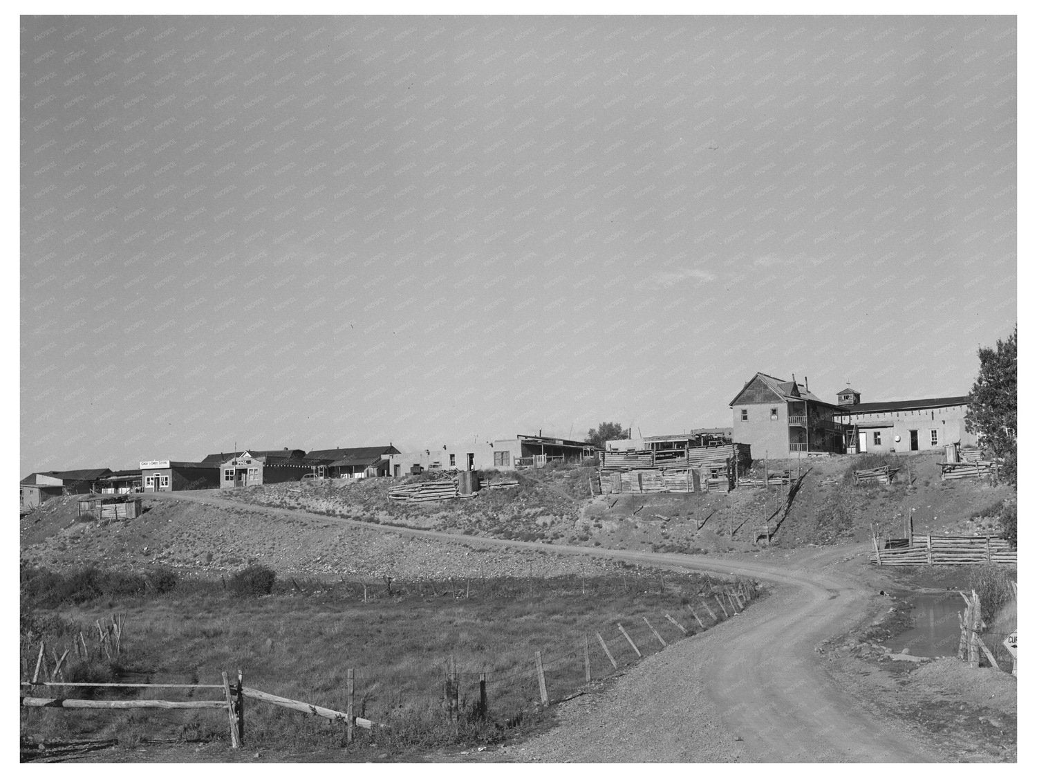 Questa New Mexico Vintage Landscape September 1939