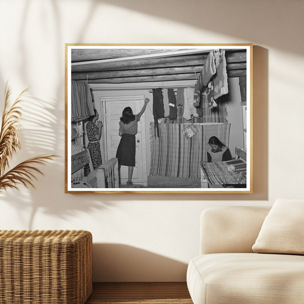 Weaving Project Shop Interior Costilla New Mexico 1939