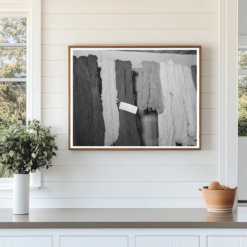 Woolen Thread Skeins from WPA Project Costilla 1939