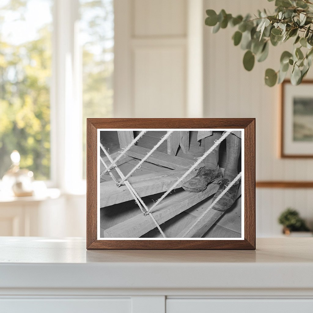 Spanish-American Woman Weaving Loom September 1939
