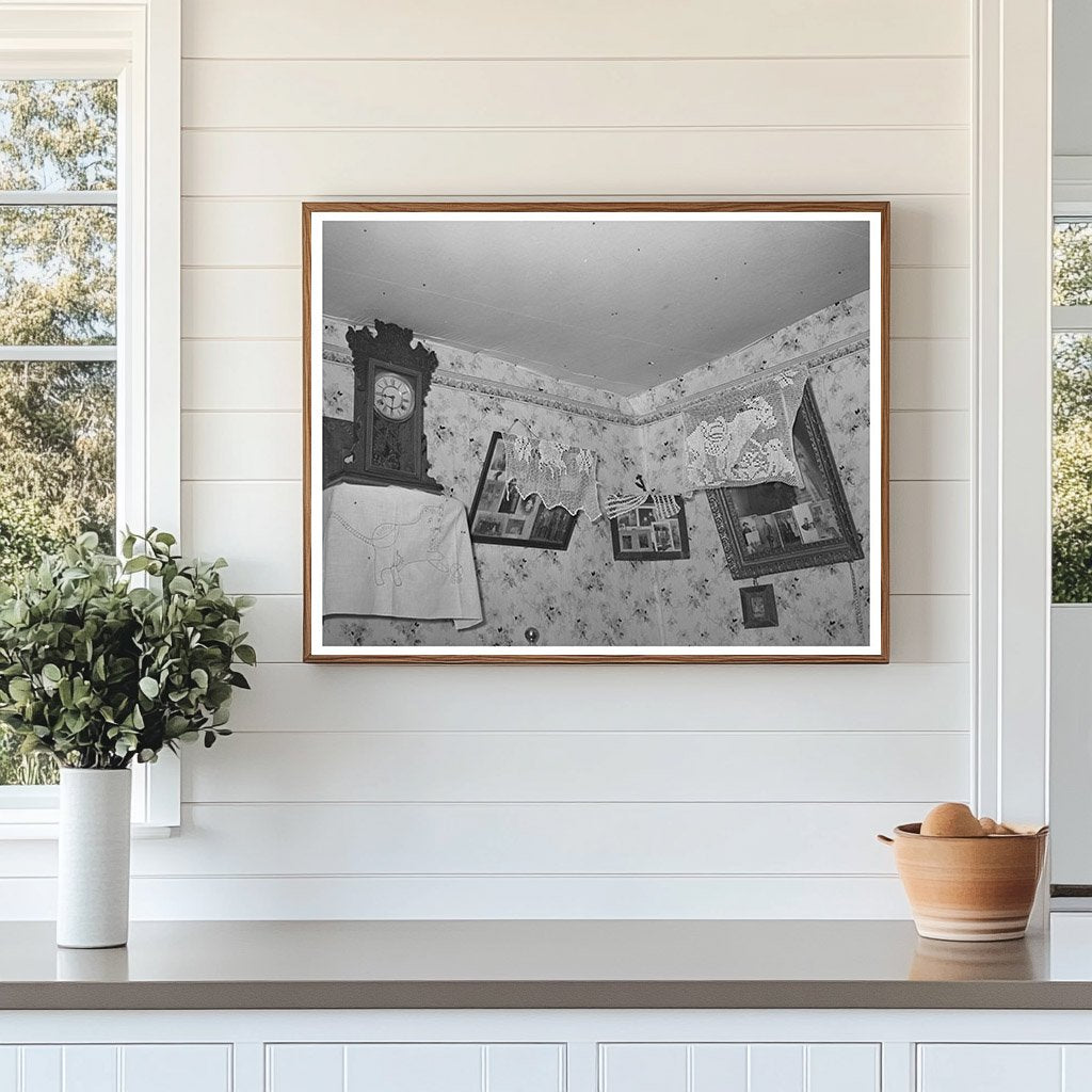 Spanish-American Living Room Taos New Mexico 1939