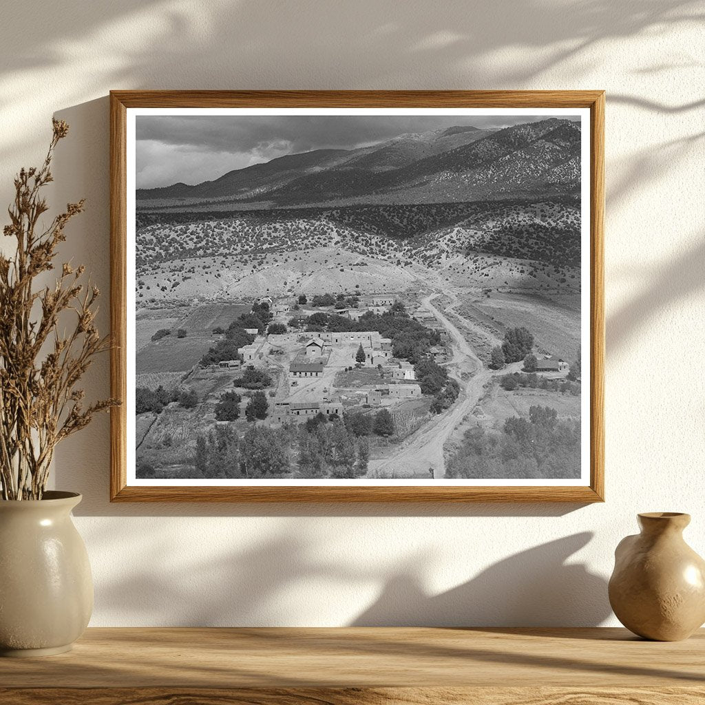 Spanish-American Village near Taos New Mexico 1939