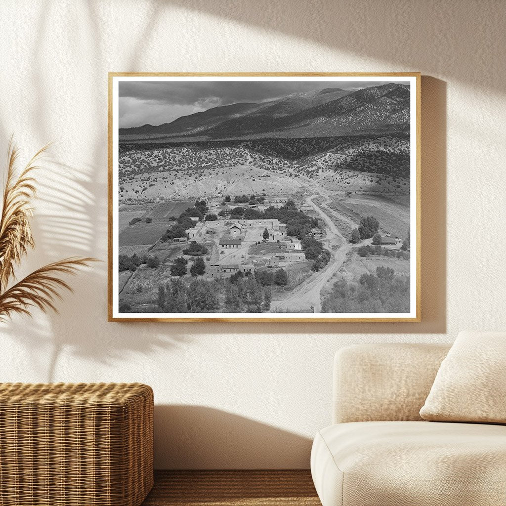Spanish-American Village near Taos New Mexico 1939