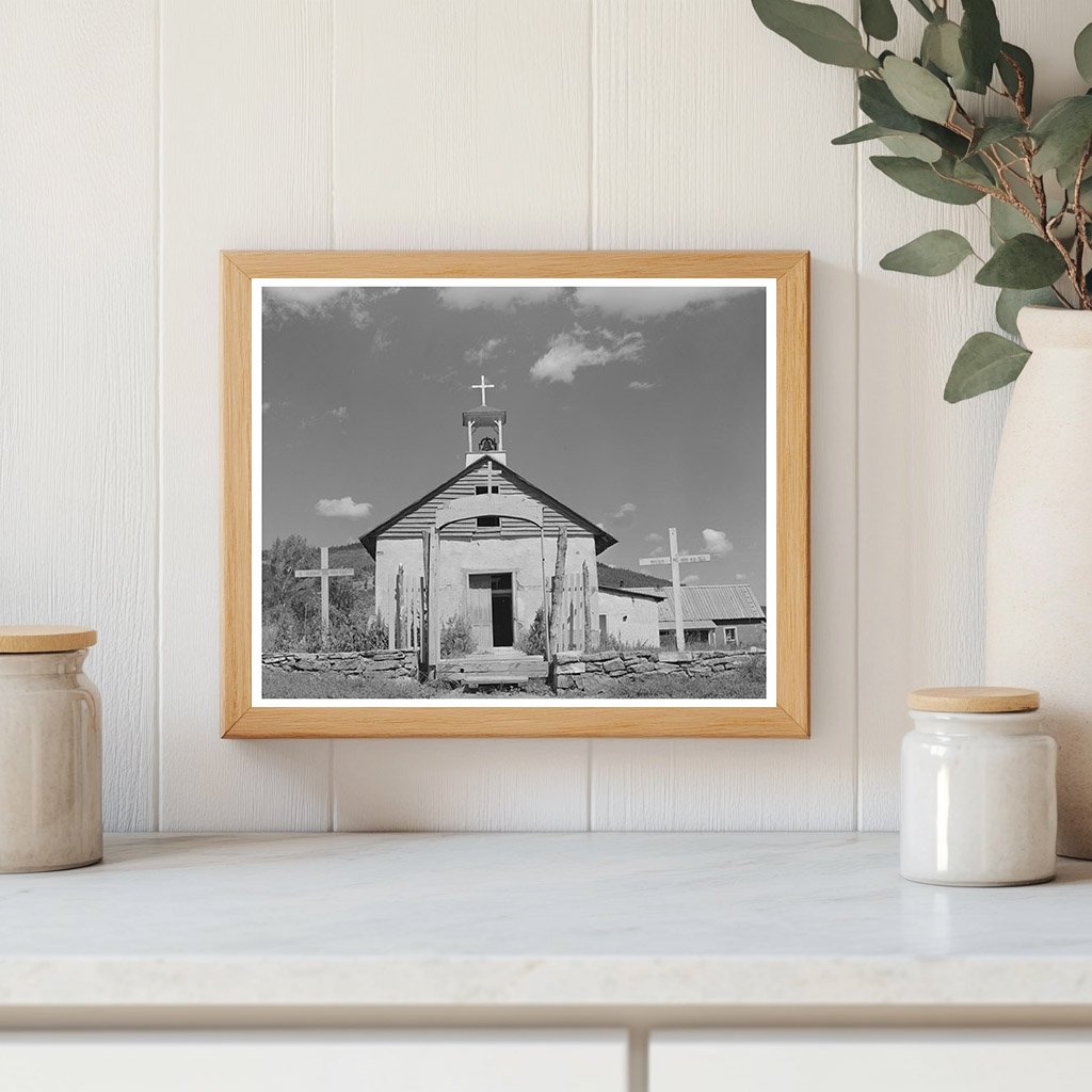 Historic Church in Holman New Mexico 1939