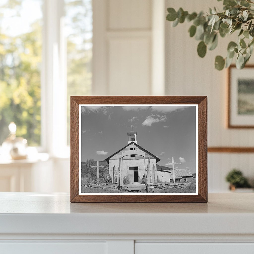 Vintage Church in Holman New Mexico September 1939