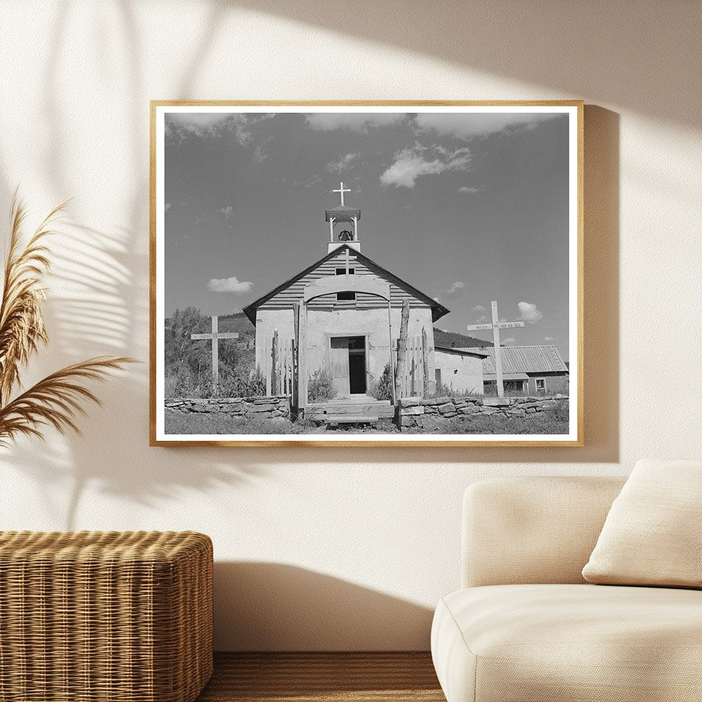 Historic Church in Holman New Mexico 1939