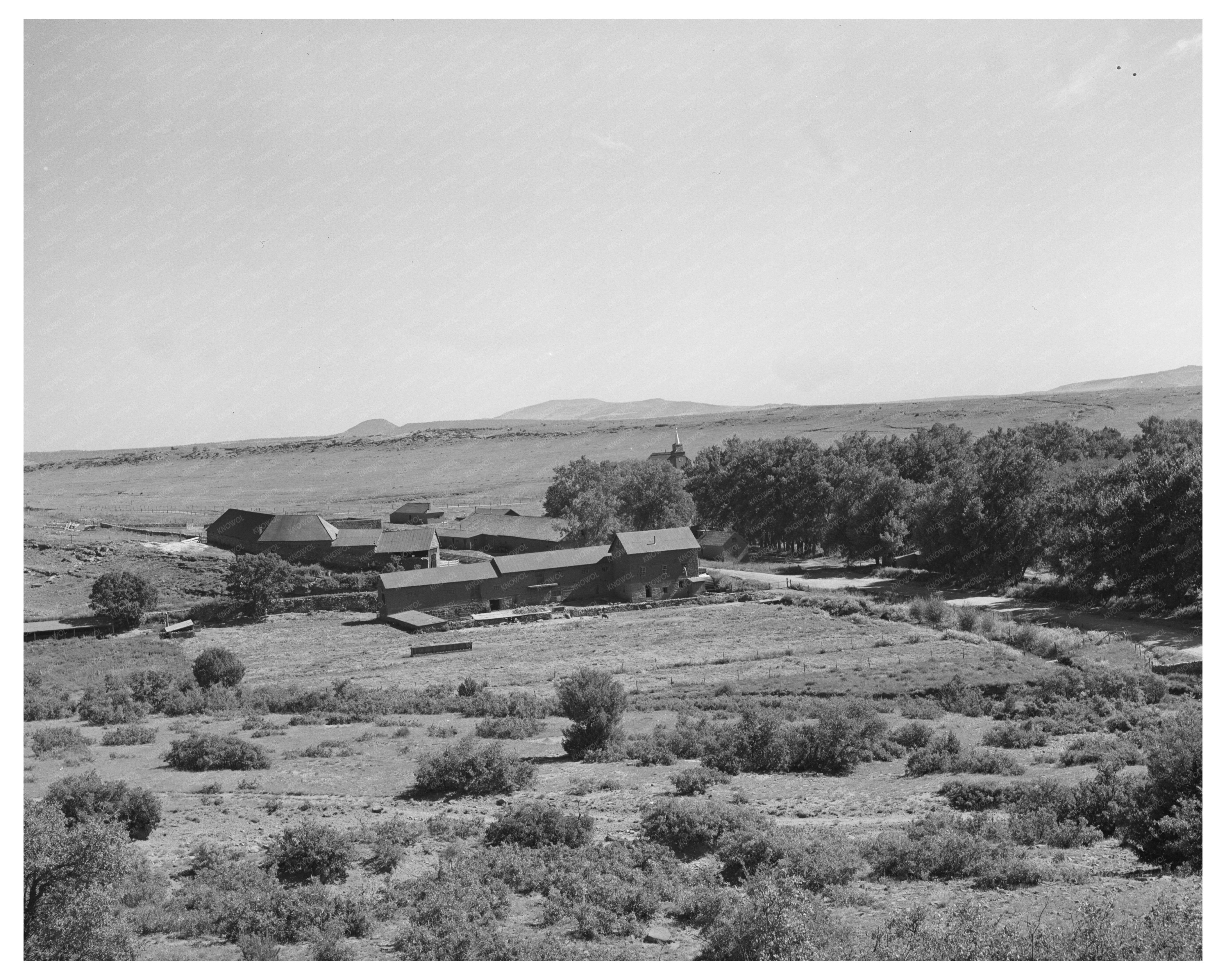 Spanish-American Farm in Mora River Valley 1939
