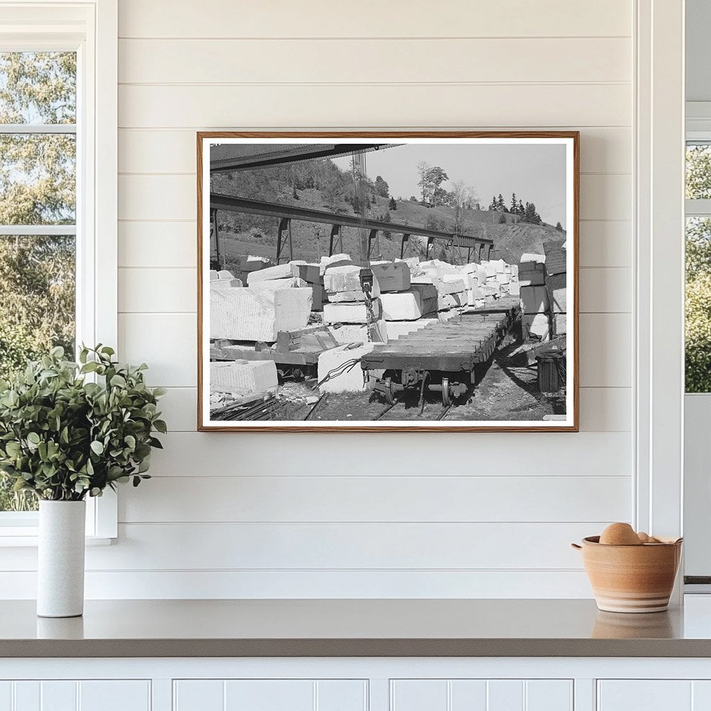 Stone Quarry Landscape U.S. Route 7 Arlington Vermont 1939