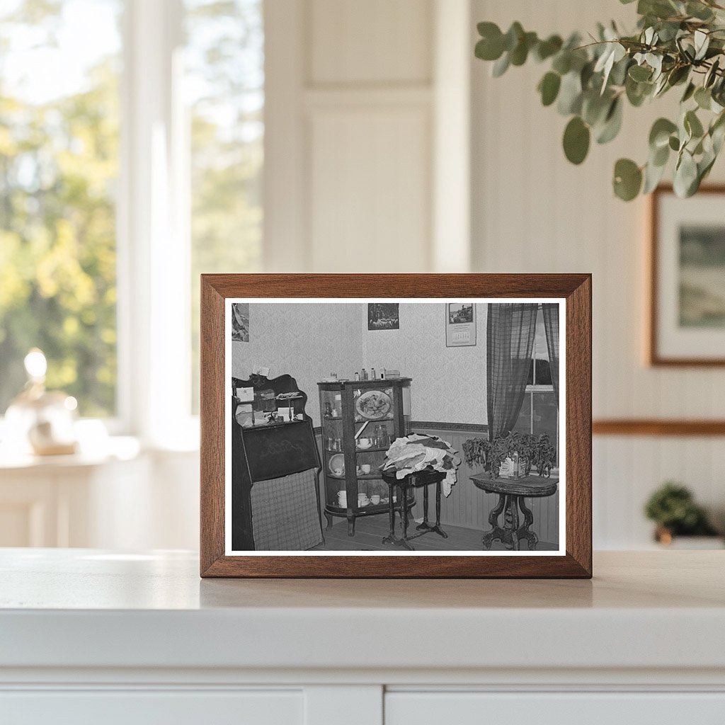 Vintage Farm Home Interior Bradford Vermont 1939