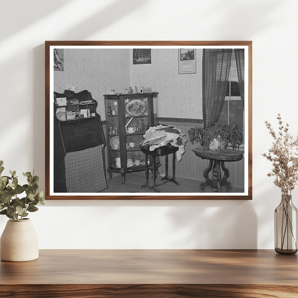 Vintage Farm Home Interior Bradford Vermont 1939