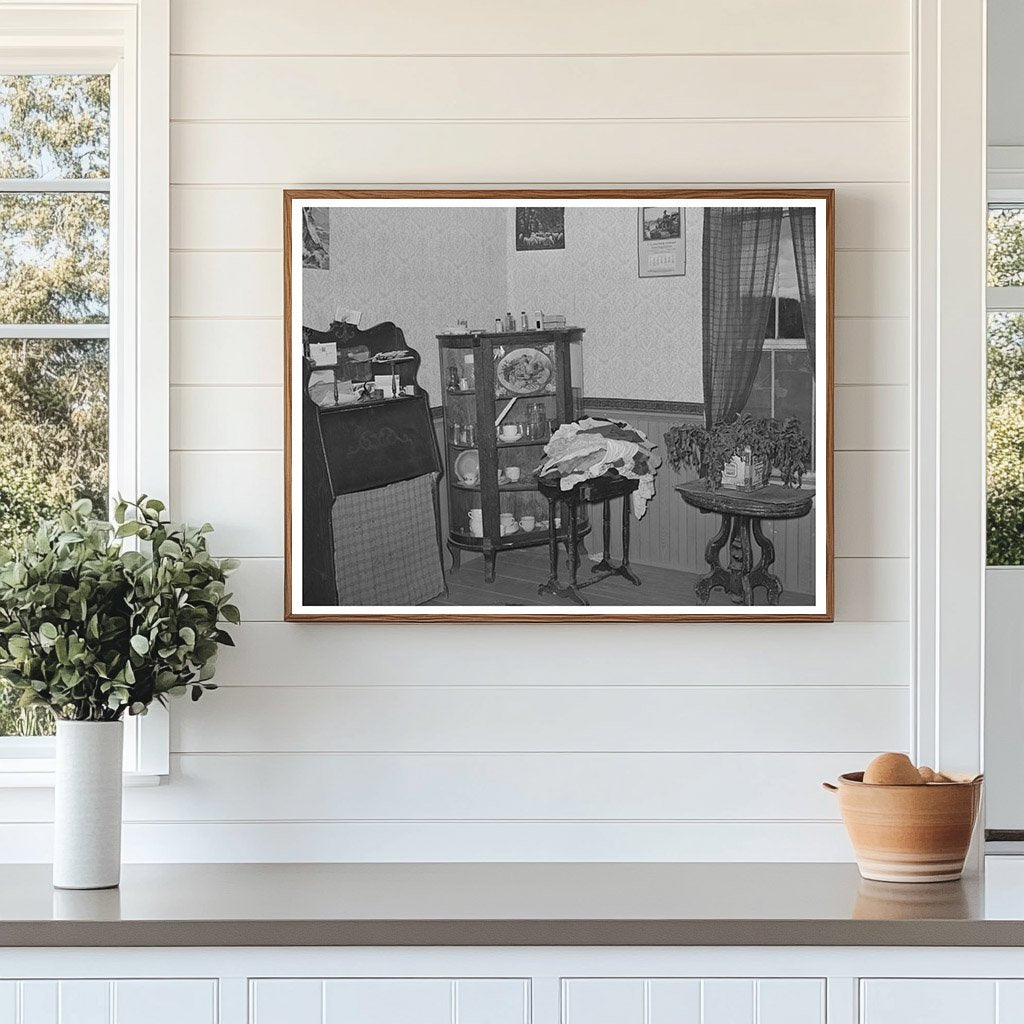Vintage Farm Home Interior Bradford Vermont 1939