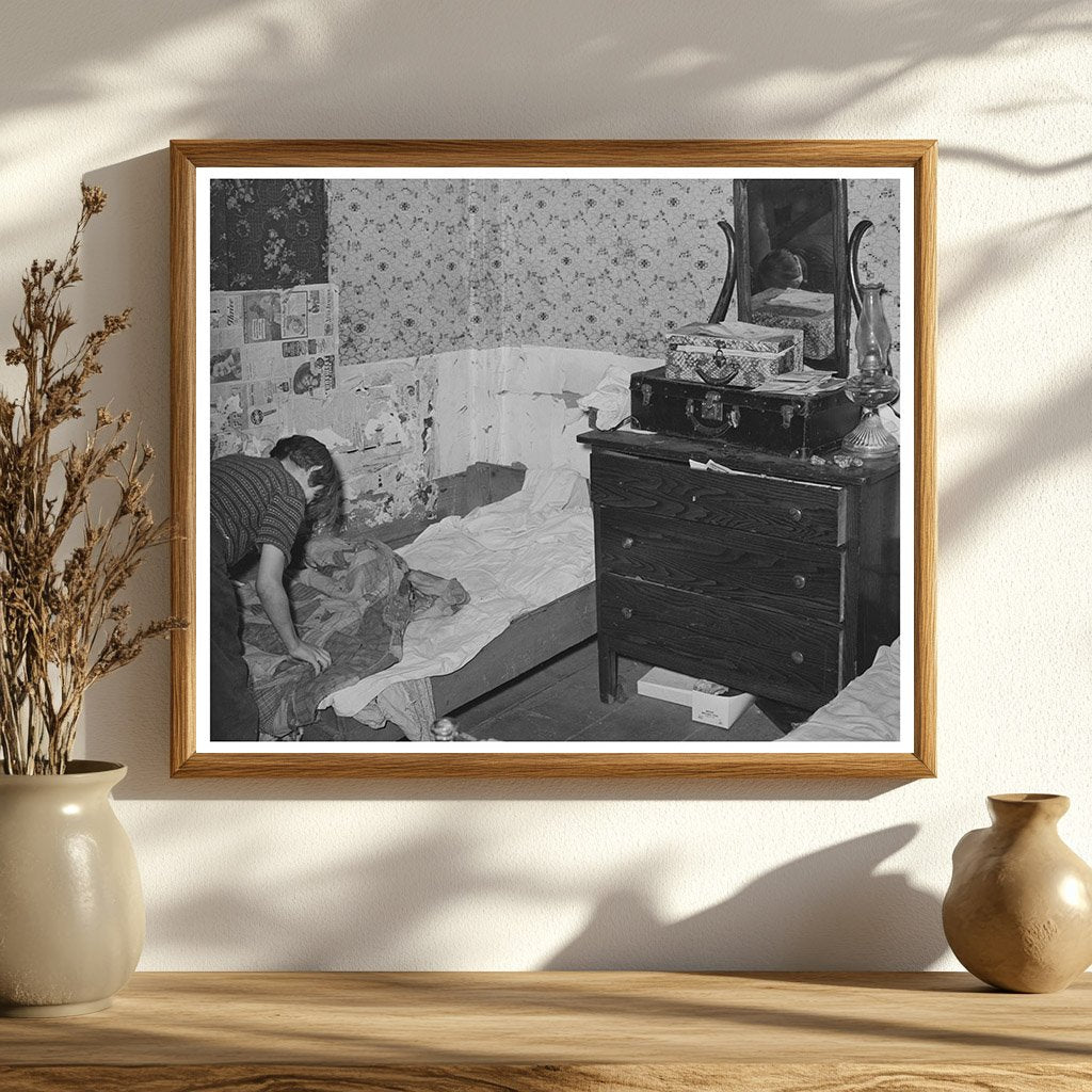 Vintage Bedroom in Farm Home Bradford Vermont 1939