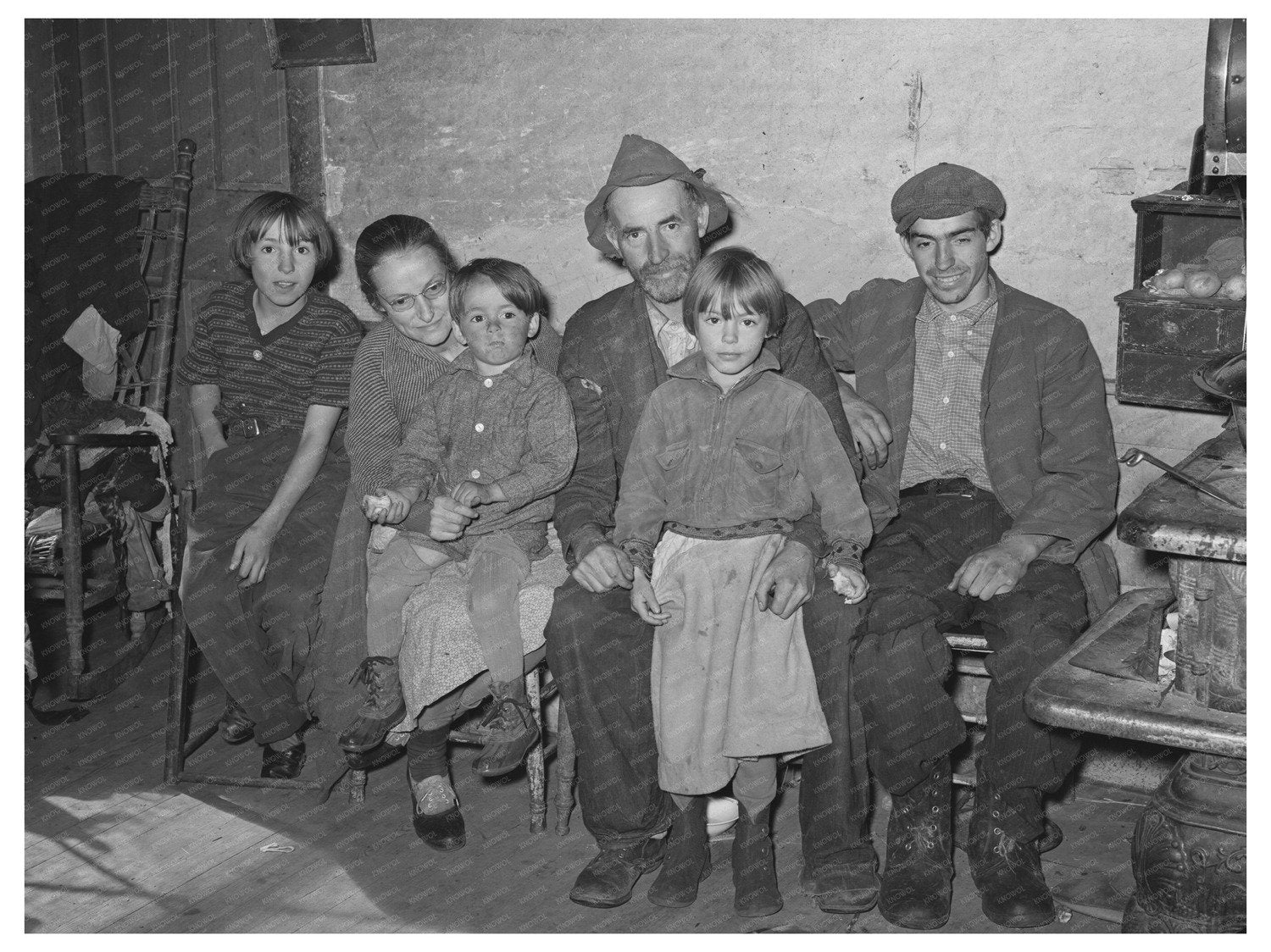 Farm Security Administration Family Life in Bradford Vermont 1939
