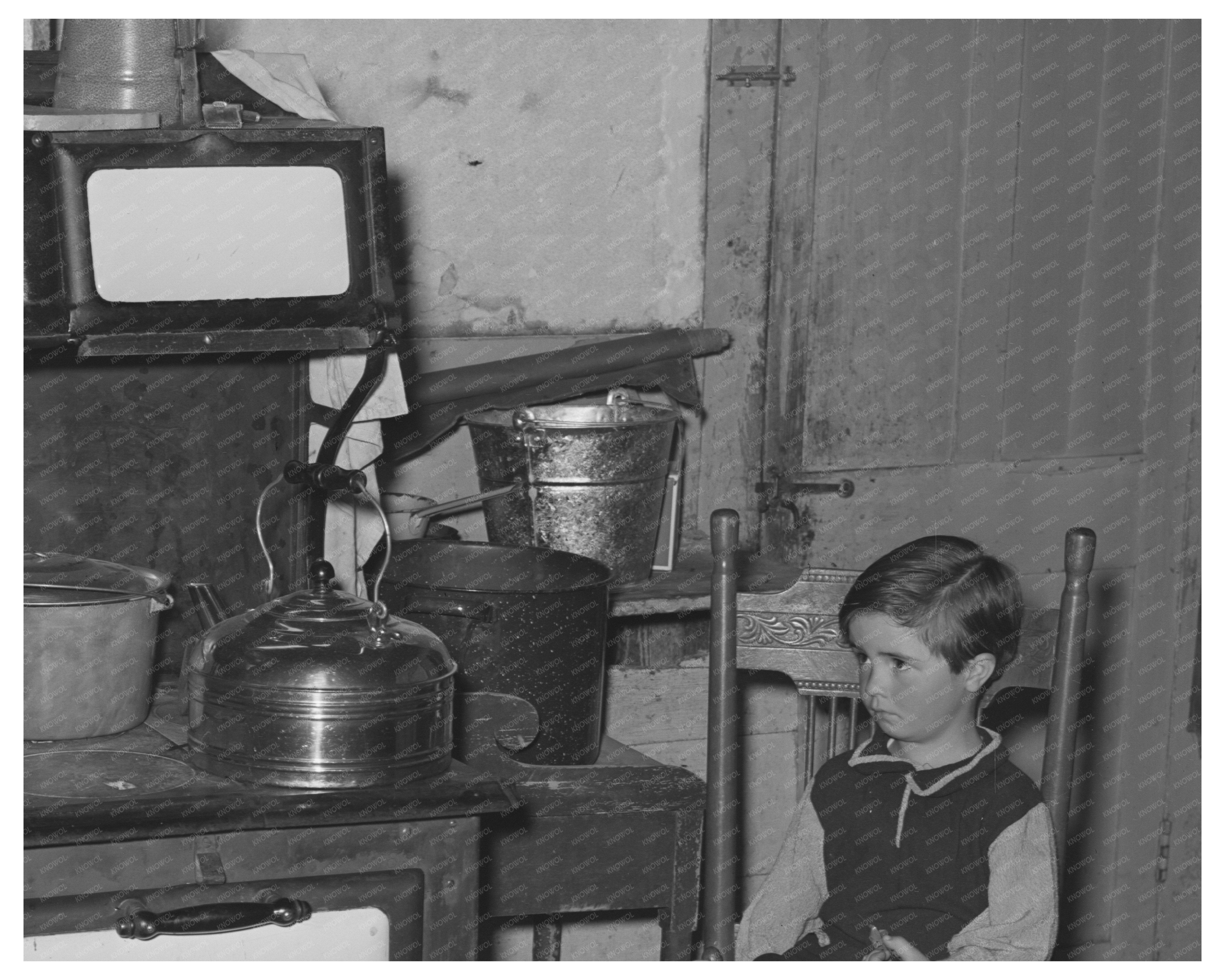 Bradford Vermont Kitchen Scene October 1939