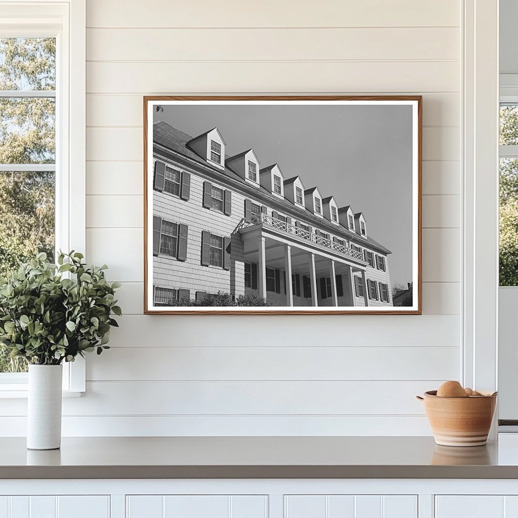 Hotel in Wallingford Vermont October 1939 Vintage Photo