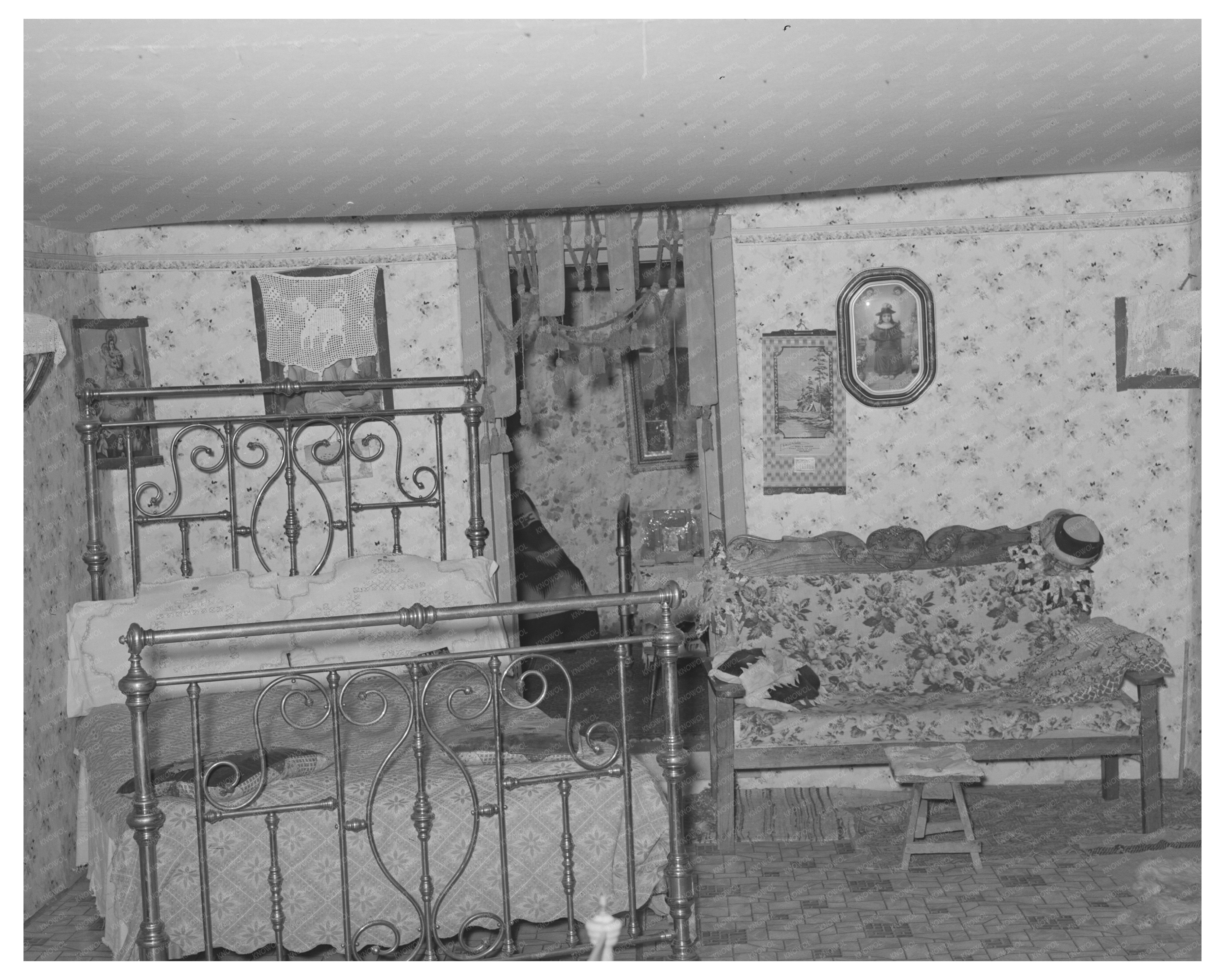 Taos County New Mexico Living Room September 1939