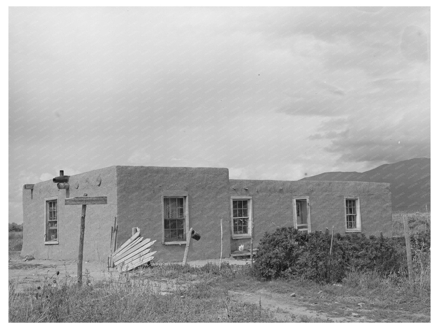Spanish-American Farm Family Taos County New Mexico 1939