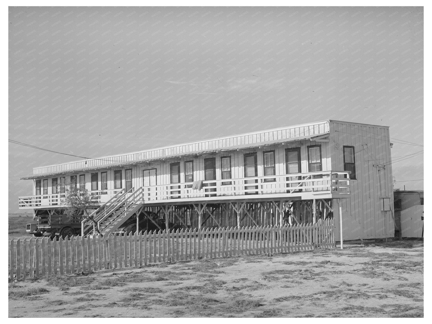 Vintage Tourist Camp in Corpus Christi Texas 1939