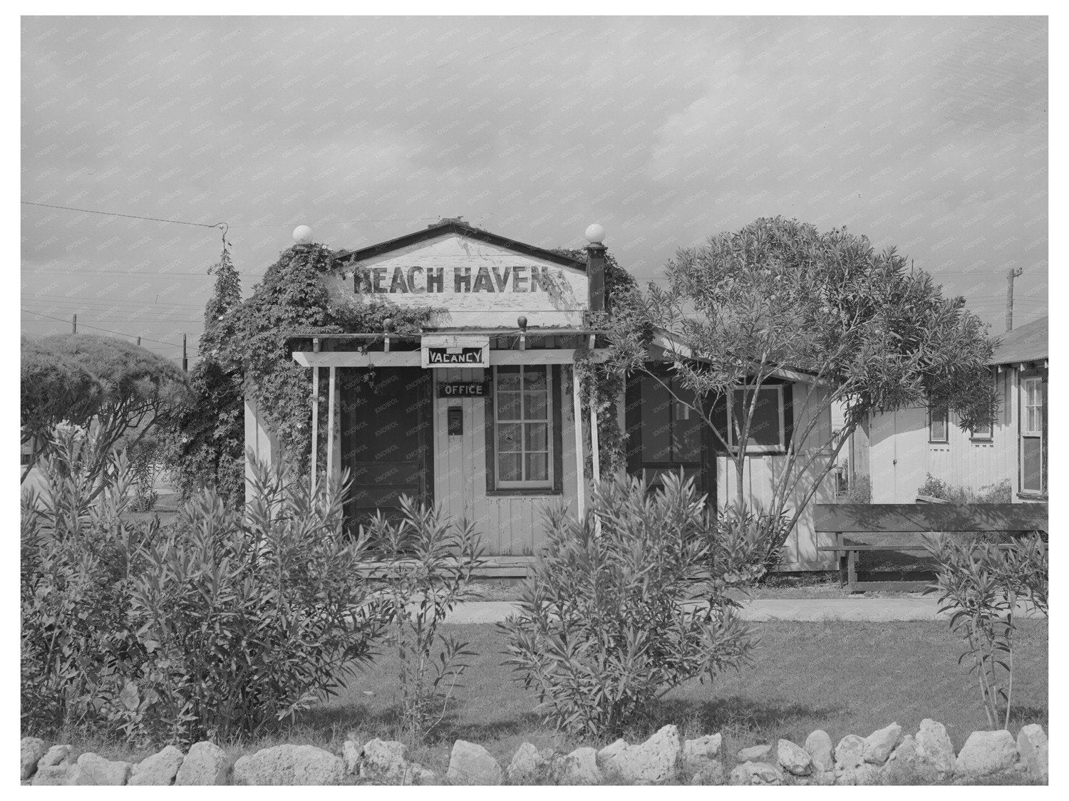 Office of Tourist Courts Corpus Christi Texas 1939 Image