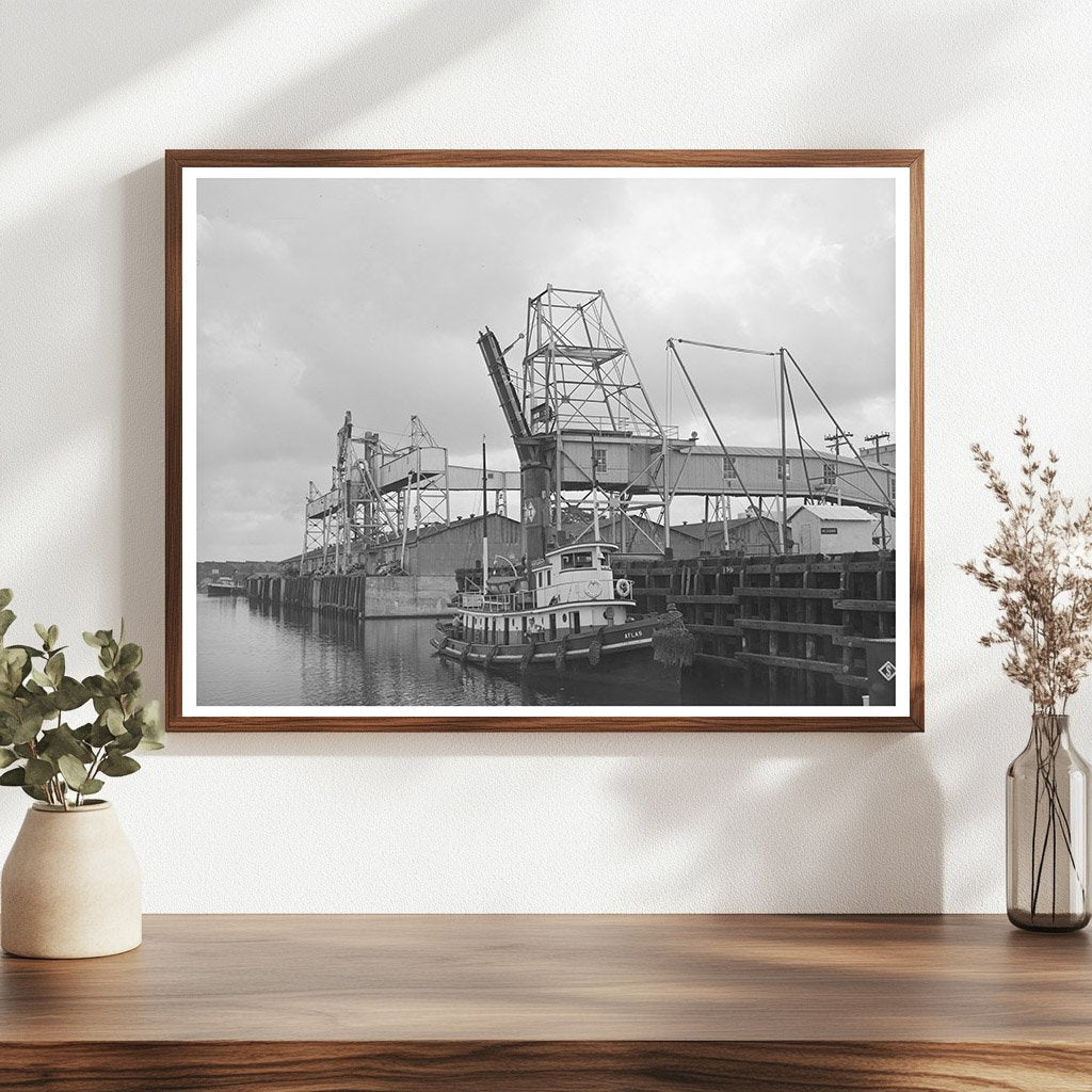 Loading Dock at Port of Houston Texas October 1939