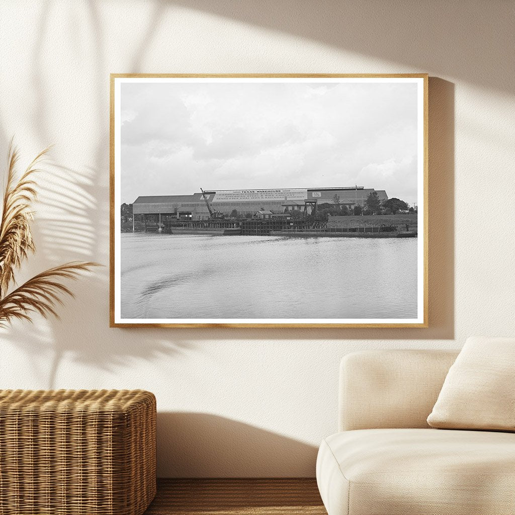 Port of Houston Warehouse October 1939 Vintage Photo