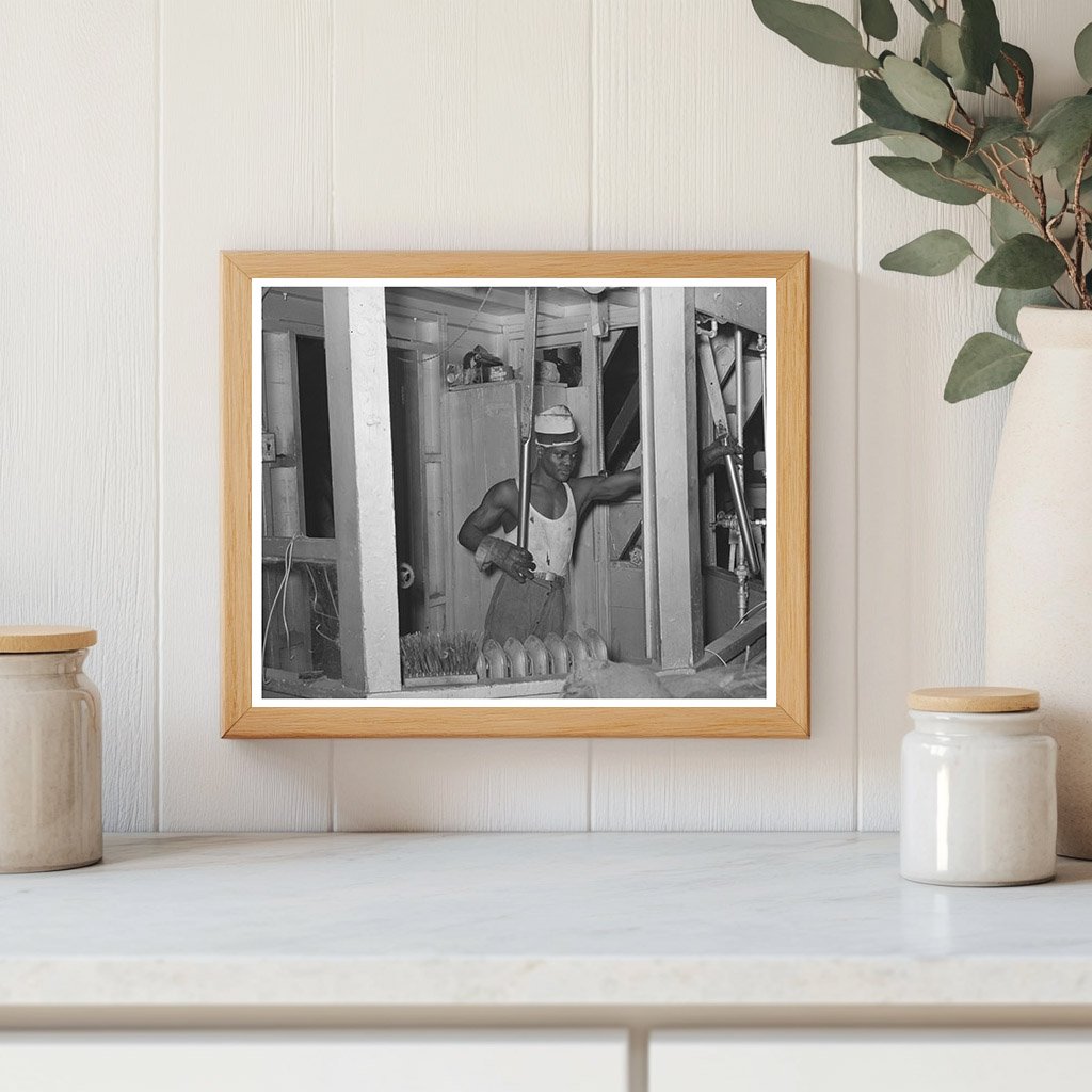 Compressing Unit Operator in Houston Texas 1939