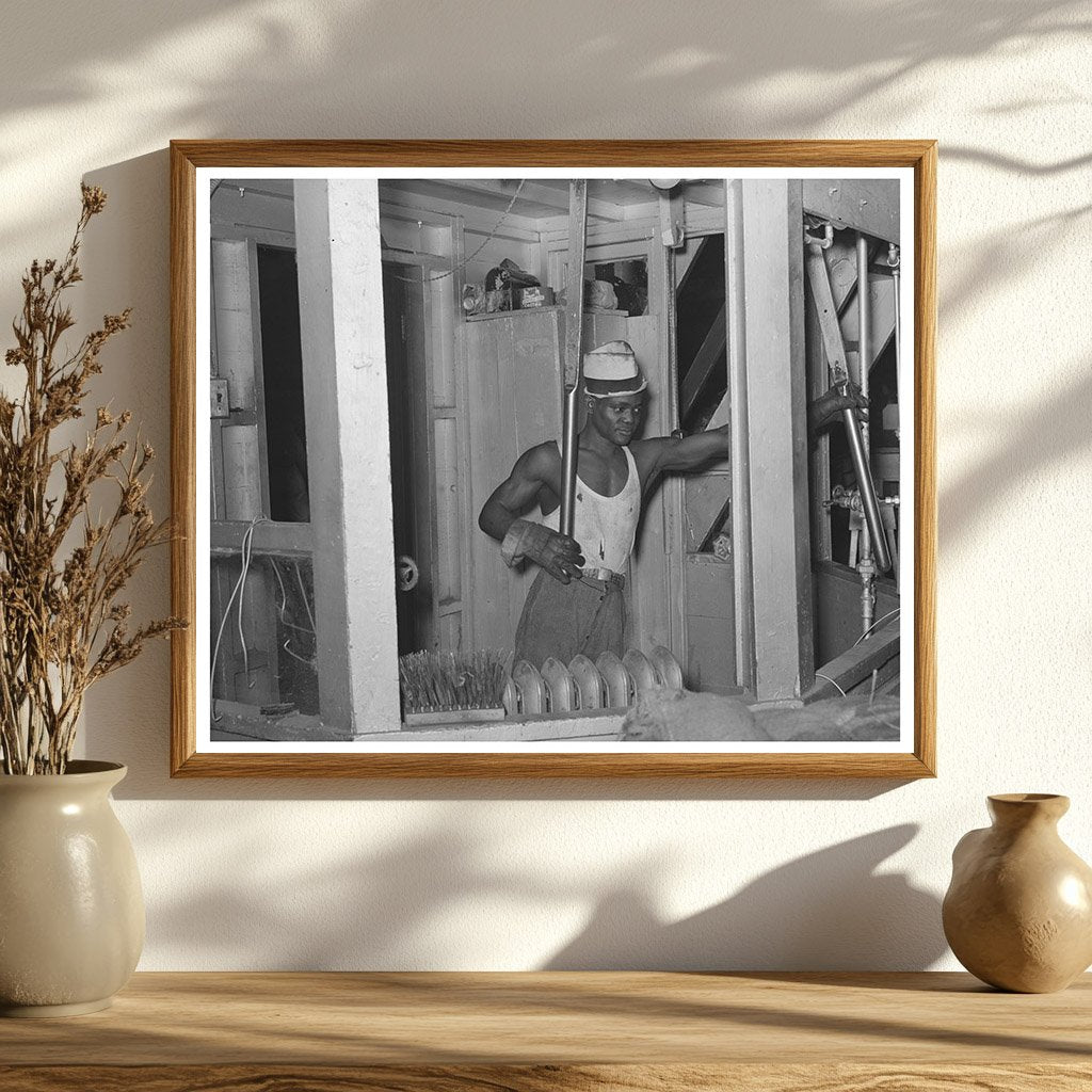 Compressing Unit Operator in Houston Texas 1939