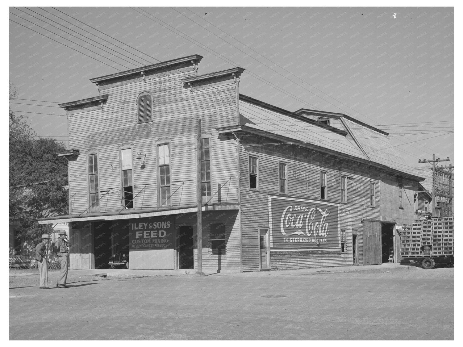 Vintage Feed Store Gonzales Texas November 1939