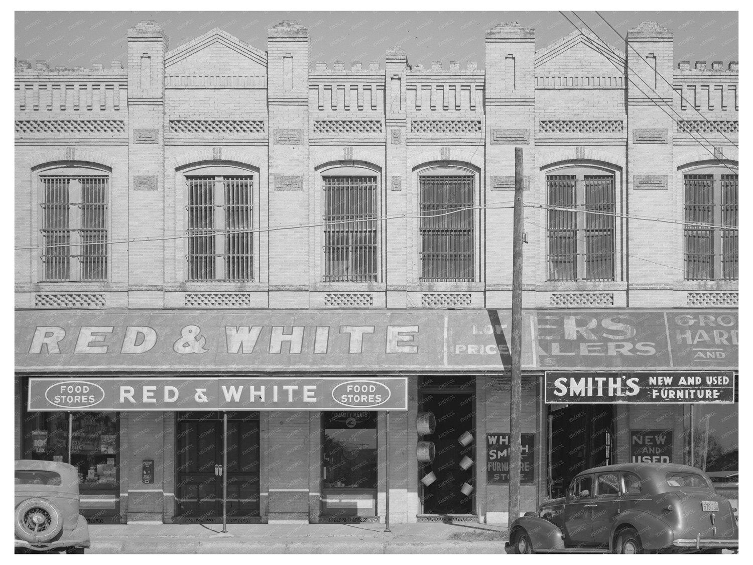 Gonzales Texas Business Buildings November 1939 Photo
