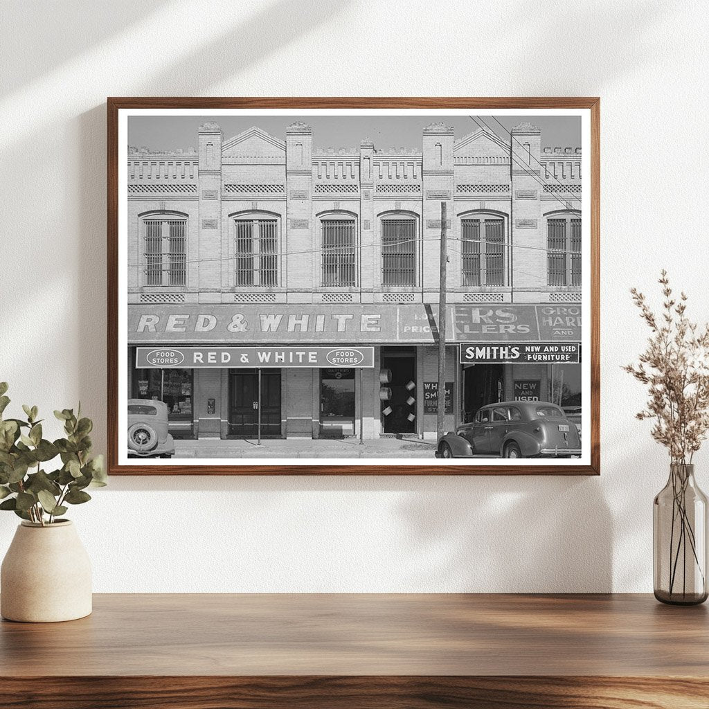 Gonzales Texas Business Buildings November 1939 Photo