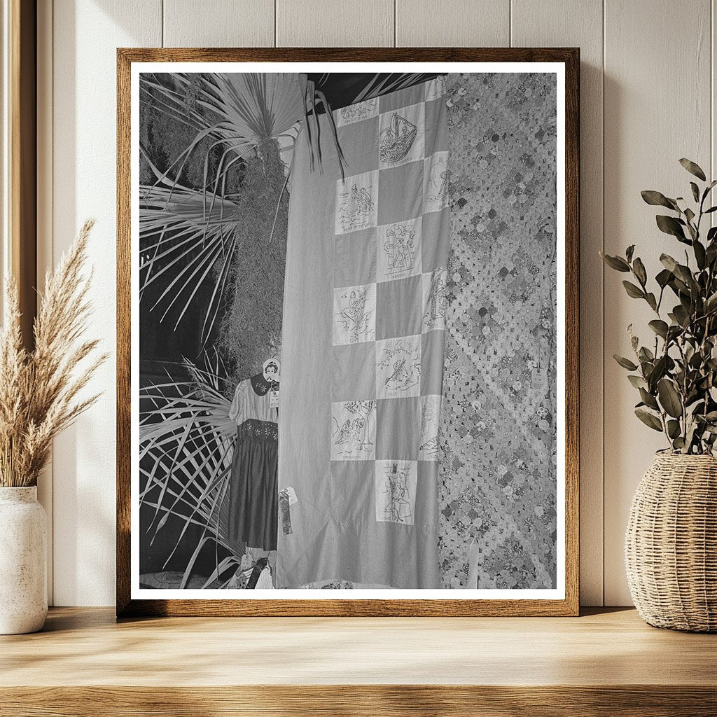 Bible Quilt at Gonzales County Fair Texas 1939