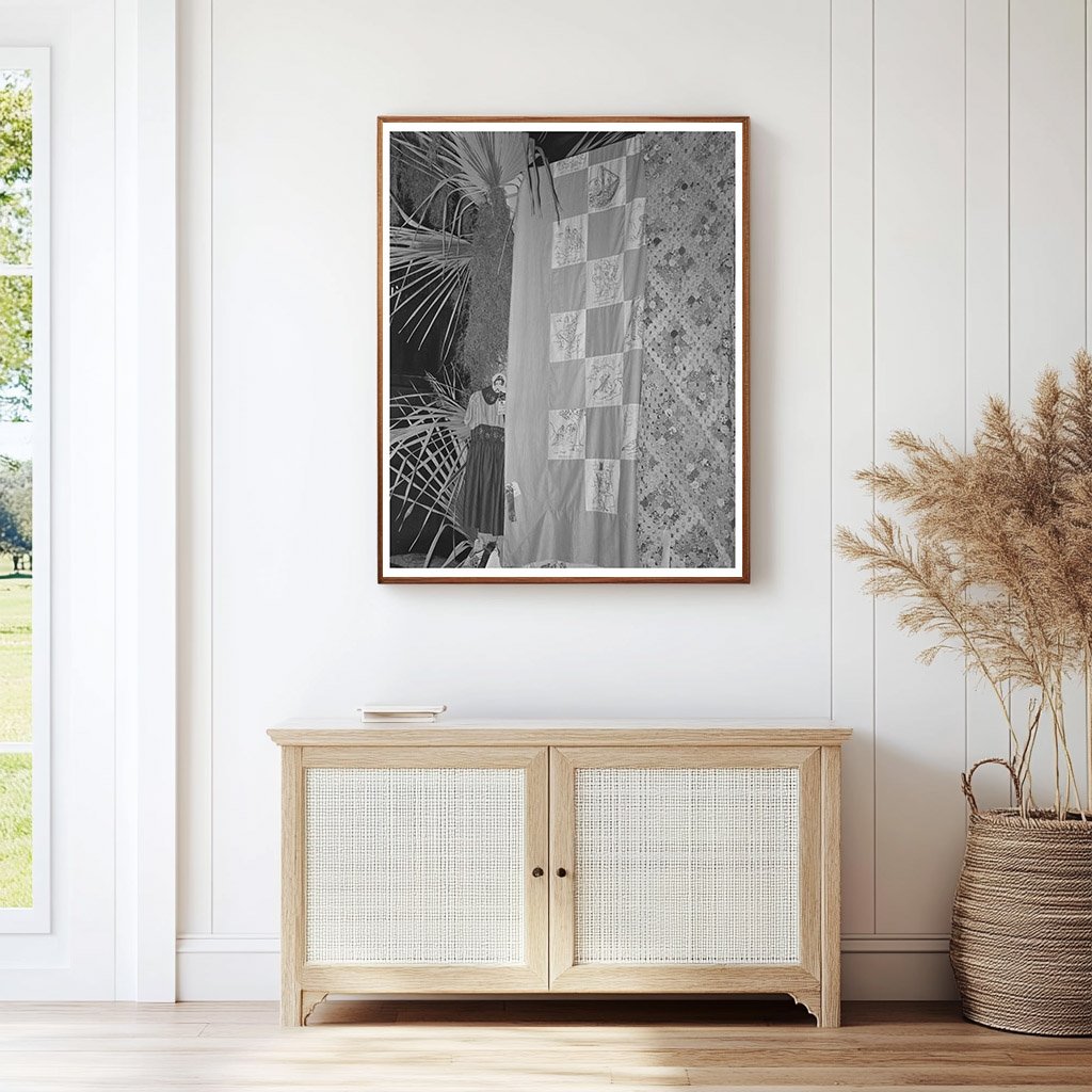 Bible Quilt at Gonzales County Fair Texas 1939