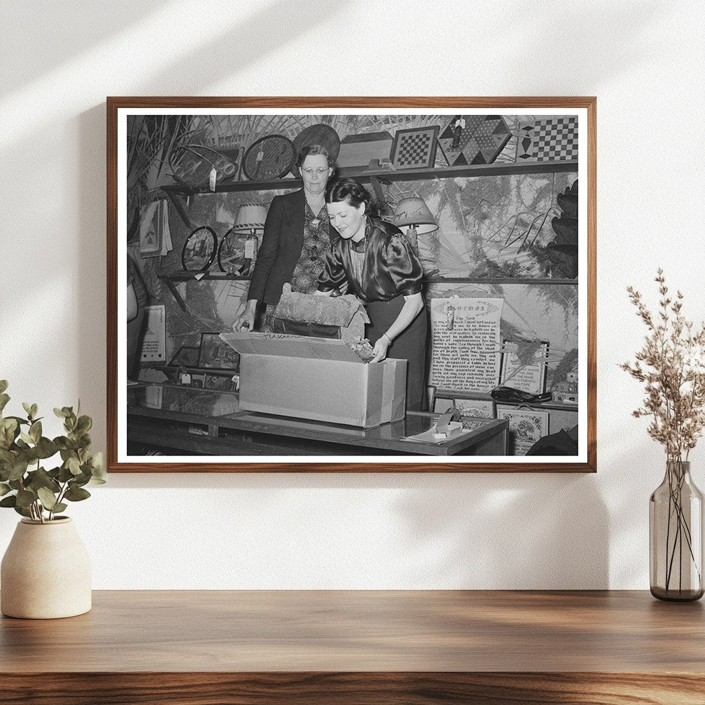 Packing Exhibits for Return in Gonzales Texas November 1939