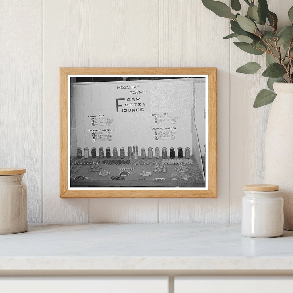 Farm Life Bookkeeping Exhibit Gonzales Texas 1939