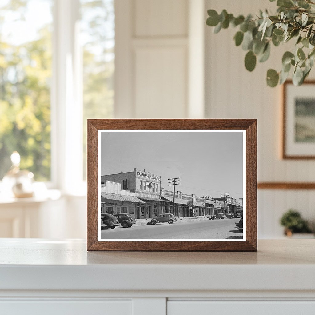 Gonzales Texas Street Scene October 1939 FSA Collection