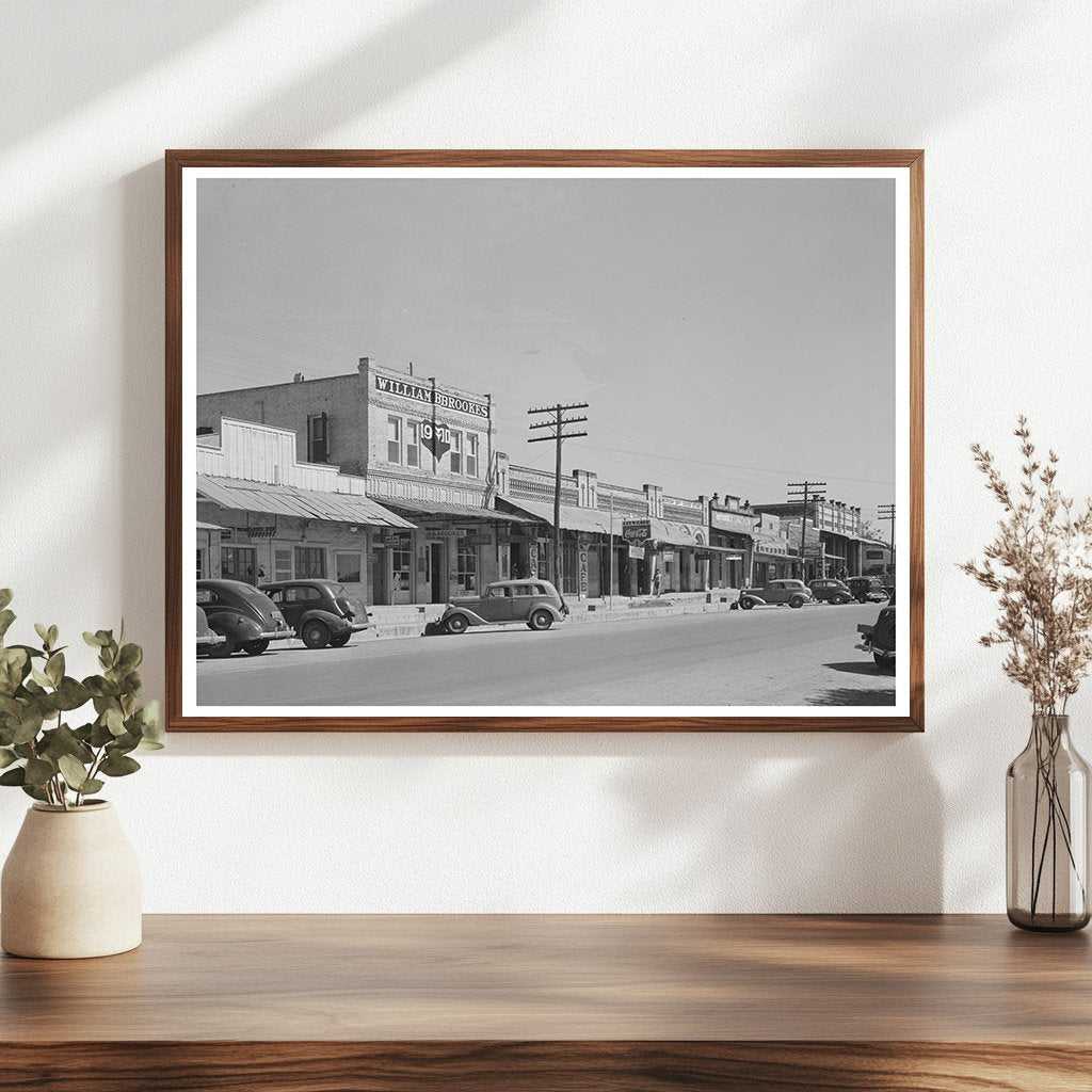 Gonzales Texas Street Scene October 1939 FSA Collection