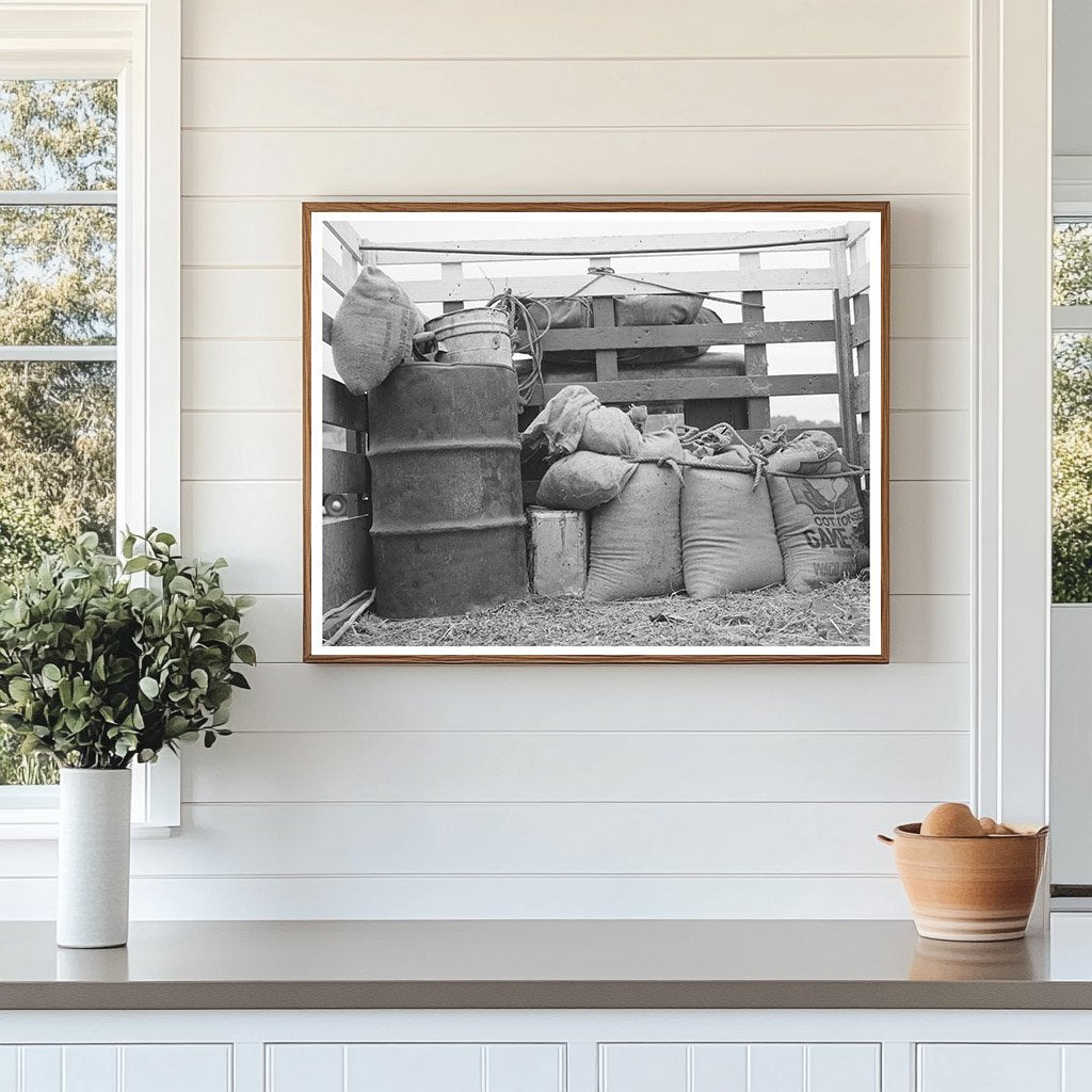 Gonzales County Fair Truck October 1939 Vintage Photo