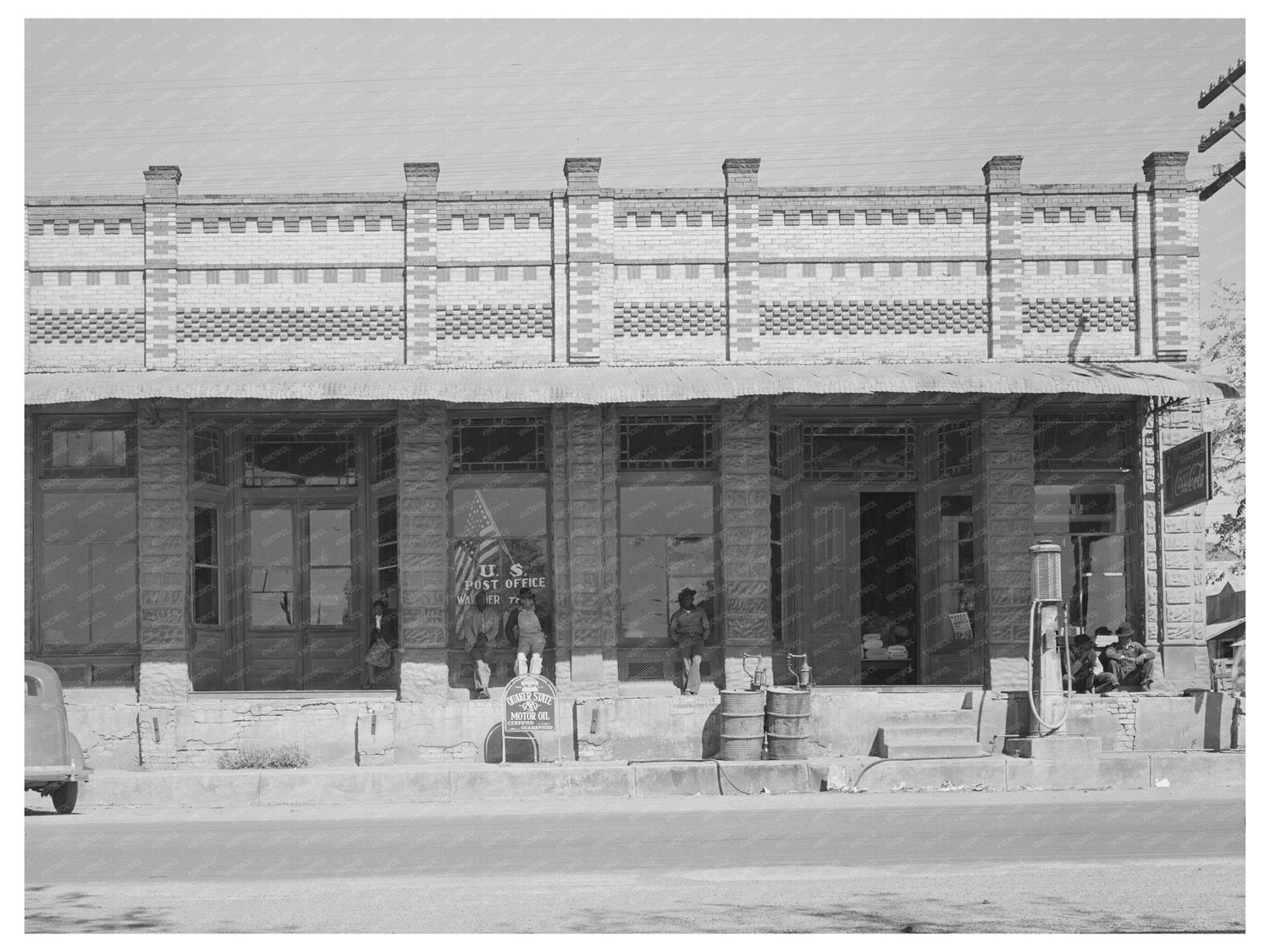 Waelder Texas Main Street Businesses November 1939