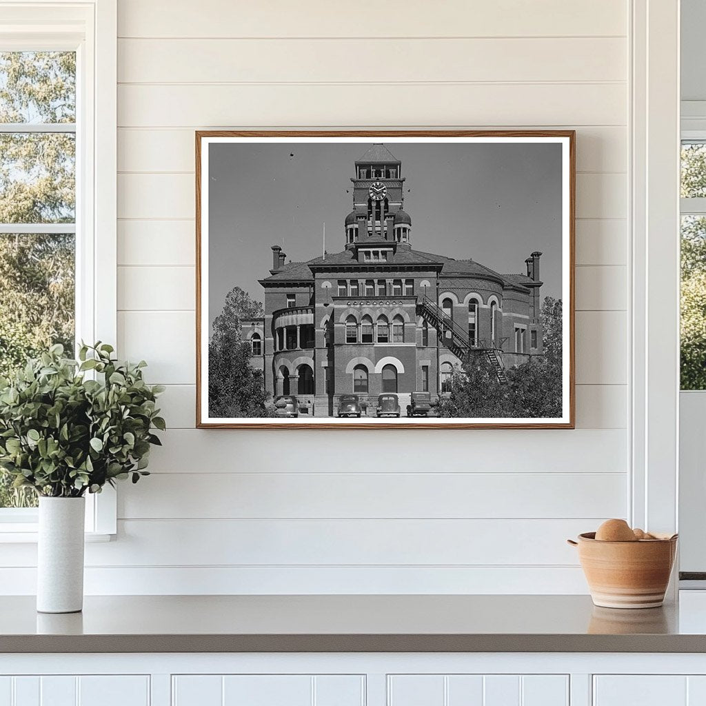 Gonzales County Courthouse Texas Vintage Photo 1939