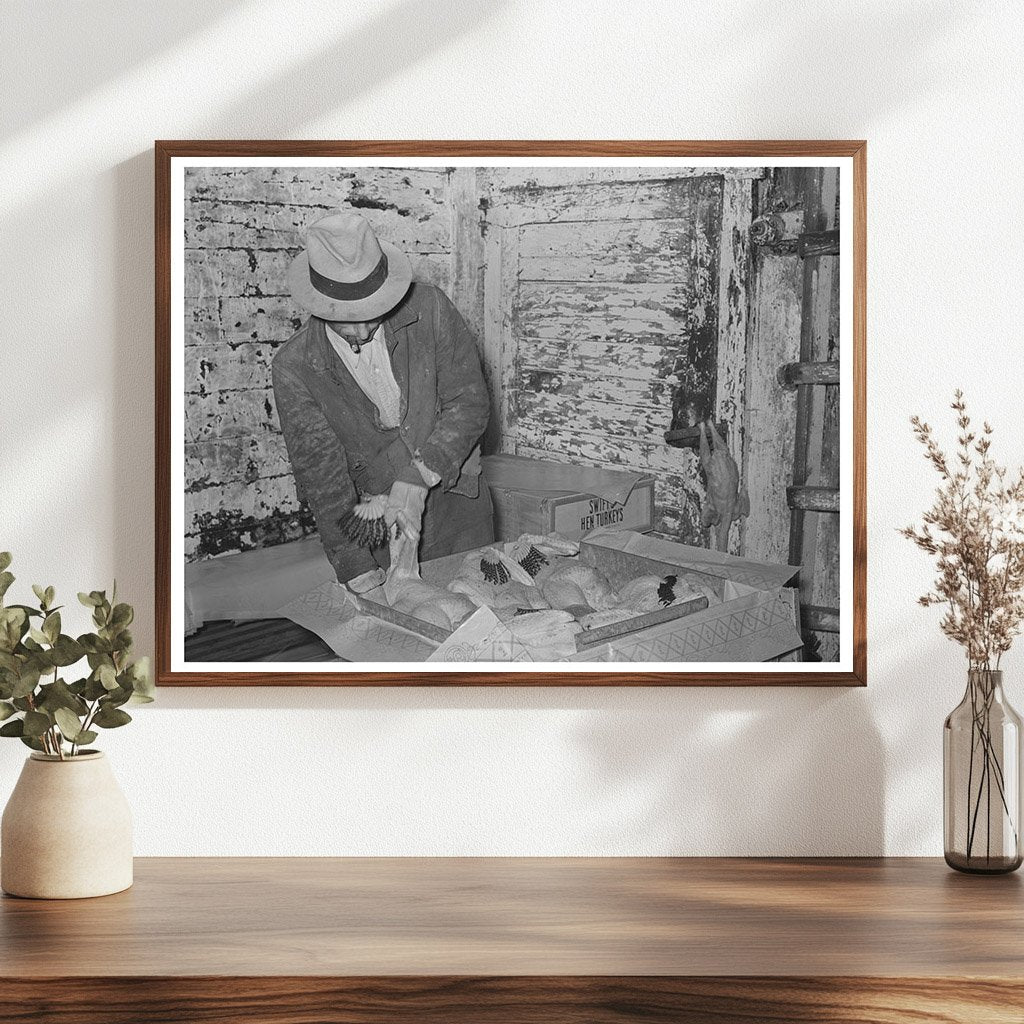 Workers Packing Turkeys in Brownwood Texas November 1939