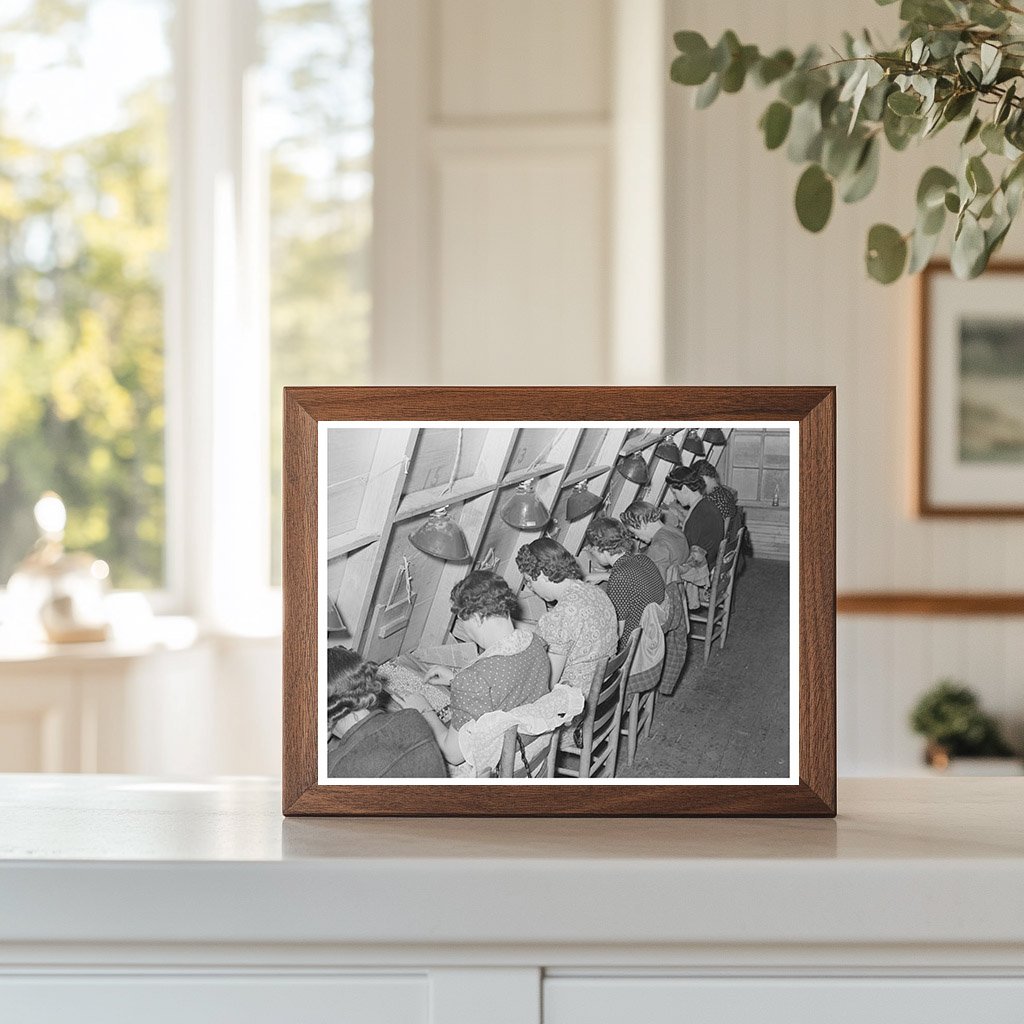 1939 Peanut Shelling Plant Workers in Comanche Texas