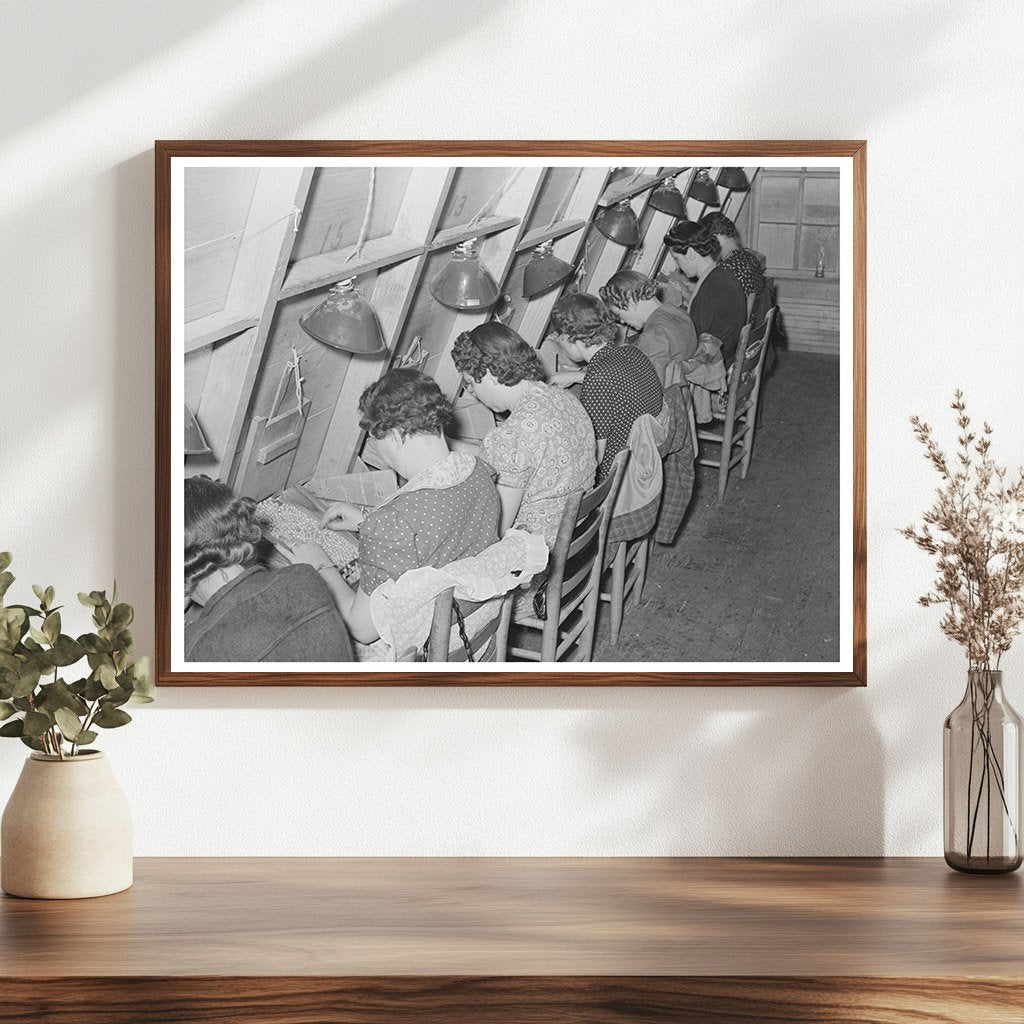 1939 Peanut Shelling Plant Workers in Comanche Texas