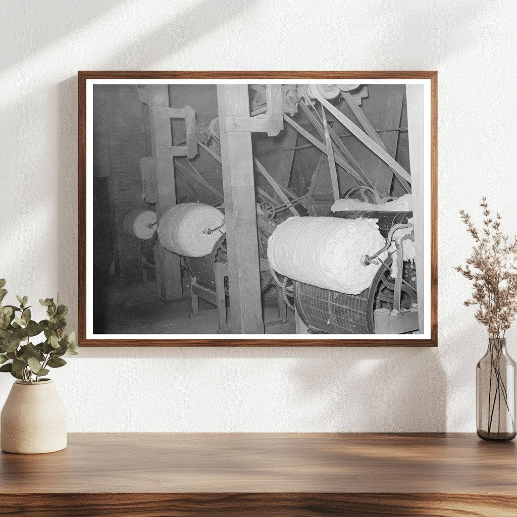 Linters Process at Cotton Seed Oil Mill McLennan County 1939