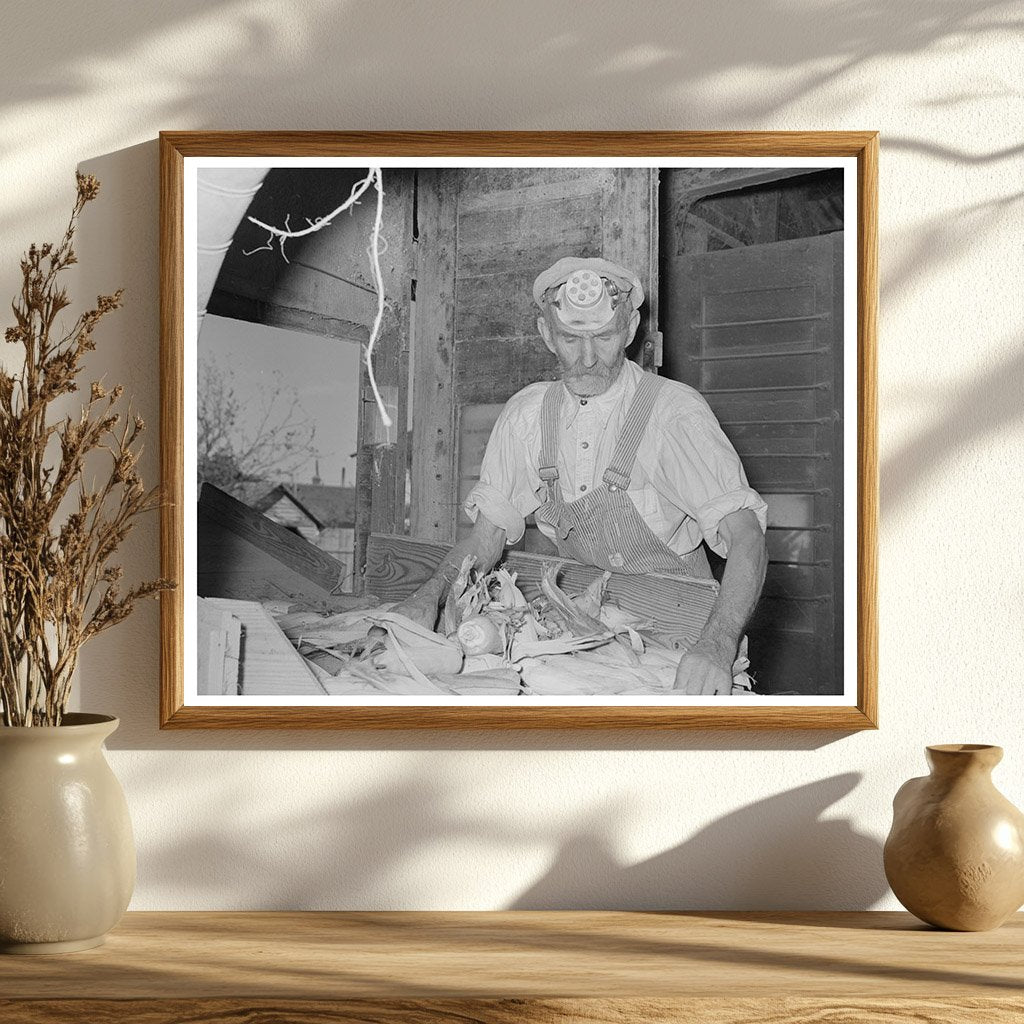 Worker at Taylor Texas Feed Mill November 1939