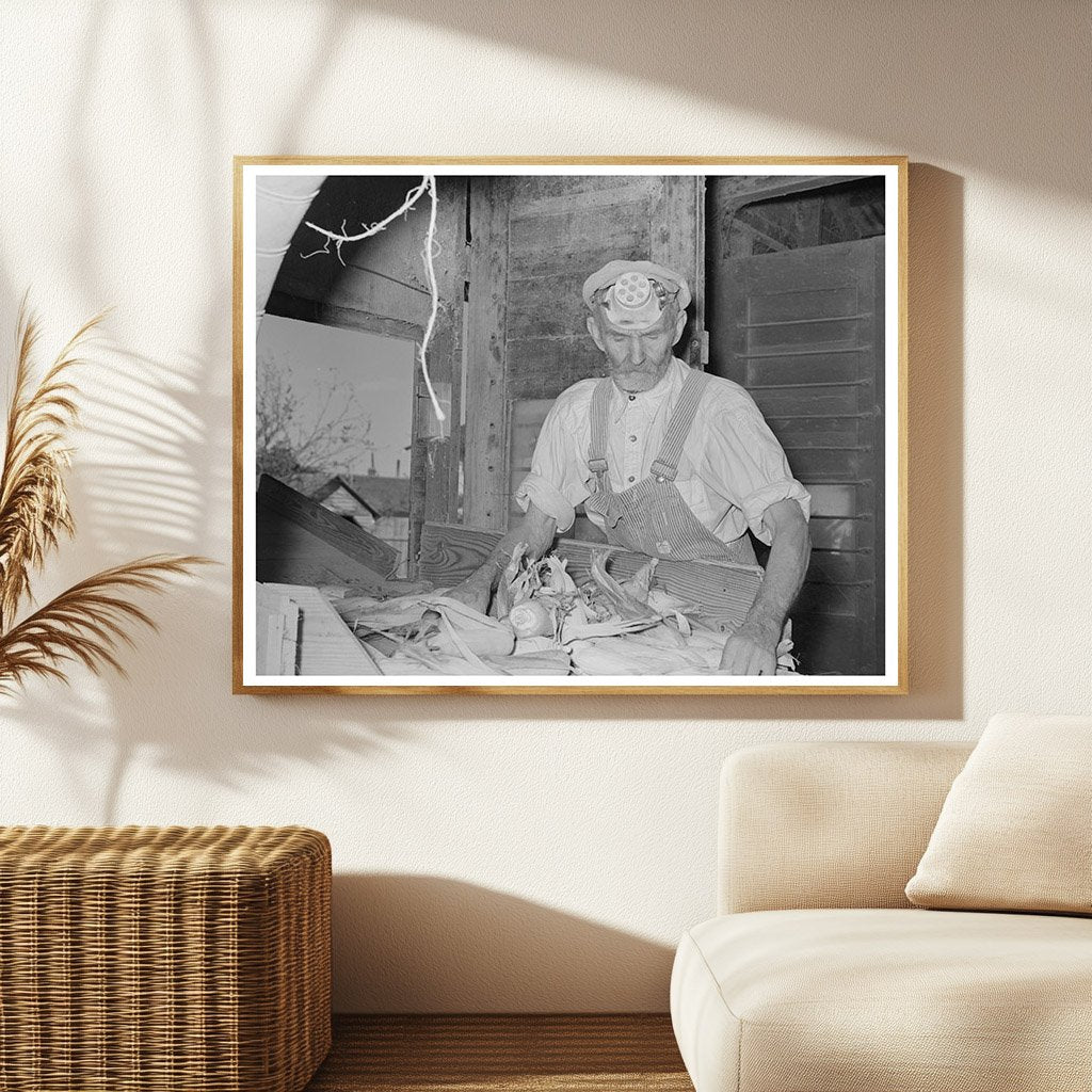 Worker at Taylor Texas Feed Mill November 1939