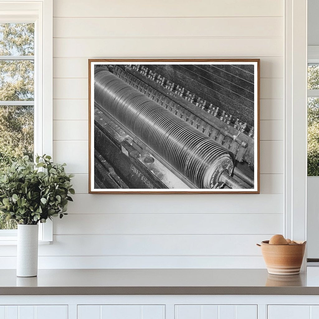 Steel Milled Roll for Cotton Seed Oil Mill Texas 1939