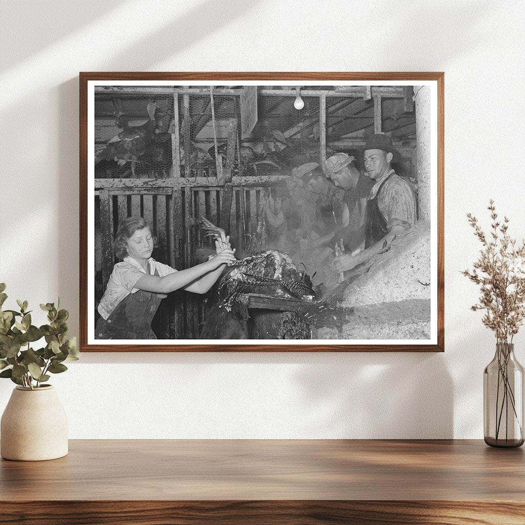 Vintage Poultry Processing in Brownwood Texas 1939